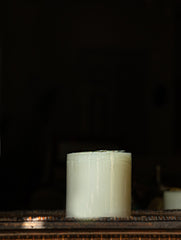 Aromatic Pondicherry Wax Pillar Candle - Lily - The India Craft House 
