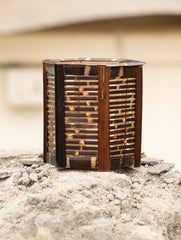 Bamboo Wooden Stationery Holder - The India Craft House 