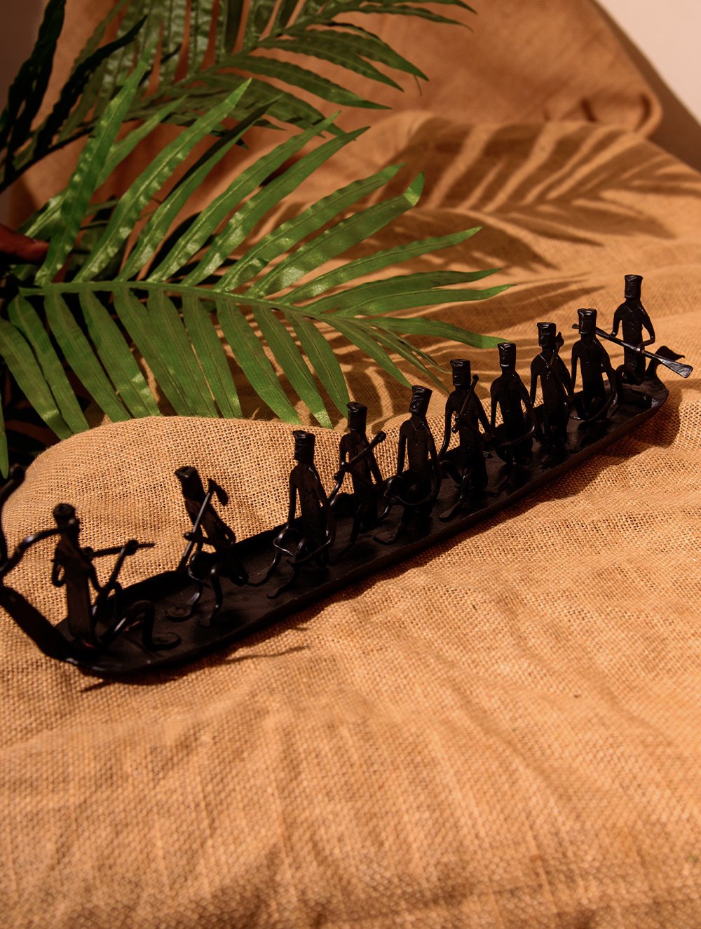 Load image into Gallery viewer, Bastar Tribal Art Curio - Rowing the Boat