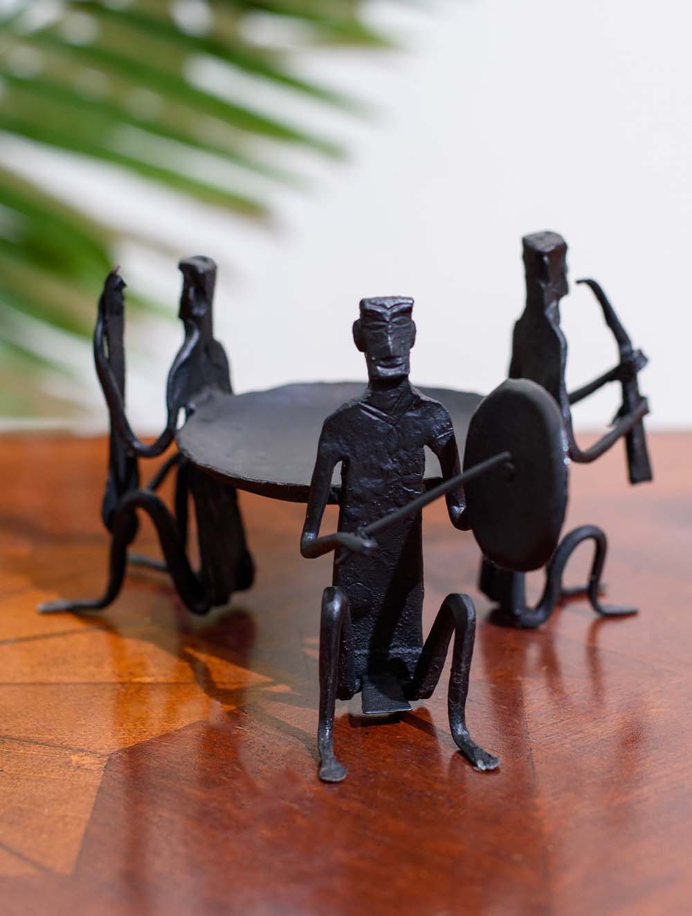Bastar Tribal Art Tealight Holder - Musicians