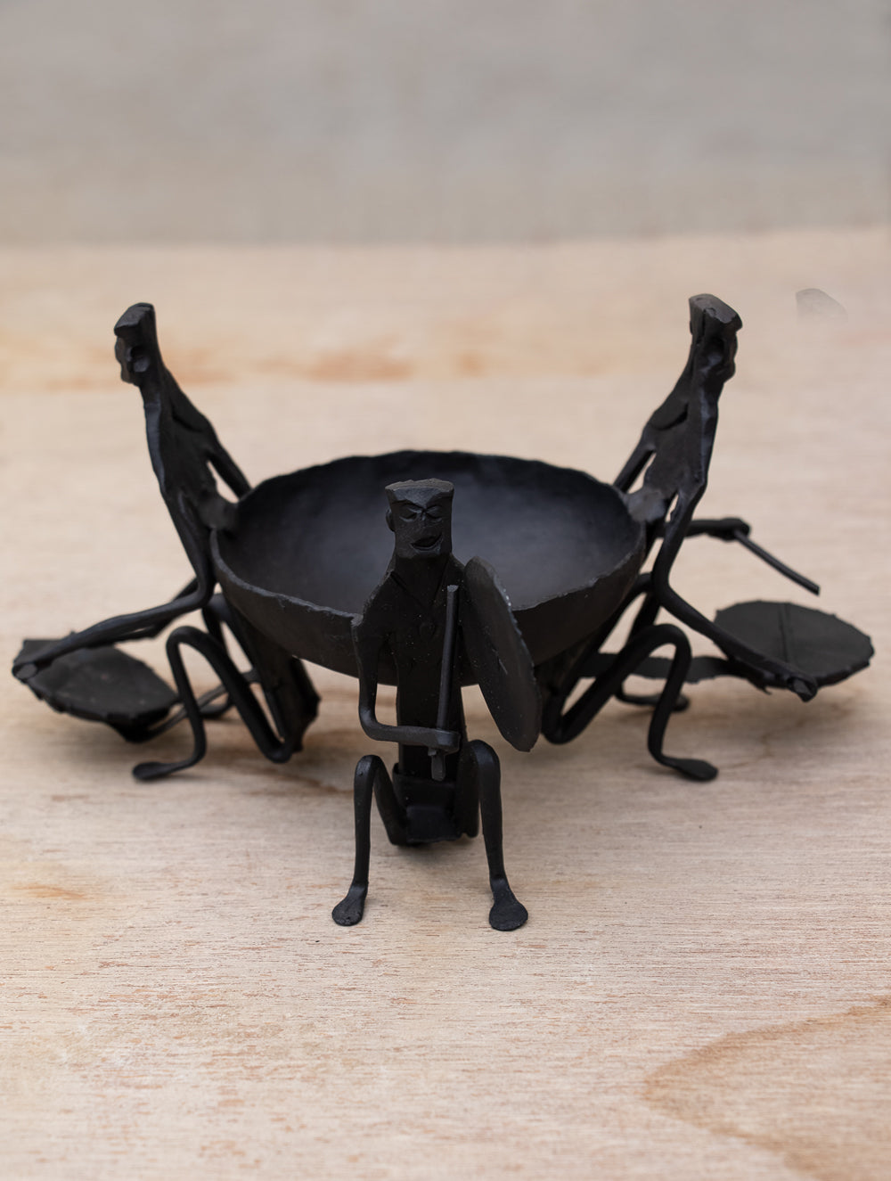 Bastar Tribal Art - Tea Light Holder - Curio - The India Craft House 