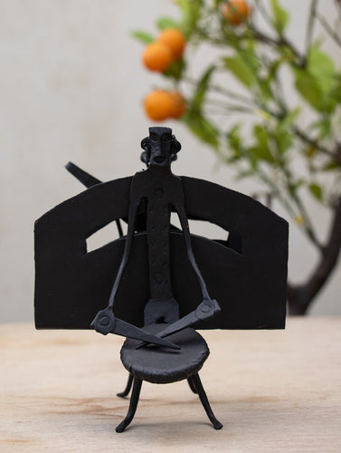 Bastar Tribal Art Curio - Napkin Holder - Musicians - The India Craft House 