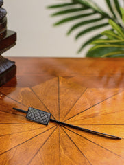 Bidri Craft Bookmark - Jaali
