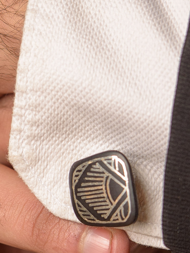 Bidri Craft Cufflinks (Set) - Leaf