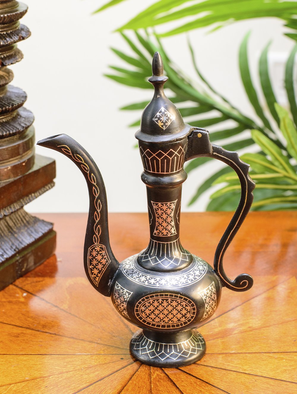 Bidri Craft Curio - Arabian Jug