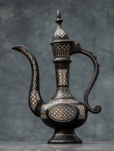 Bidri Craft Curio - Arabian Jug