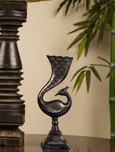 Load image into Gallery viewer, Bidri Craft Curio - Peacock Vase