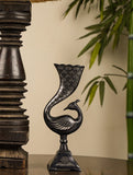 Bidri Craft Curio - Peacock Vase