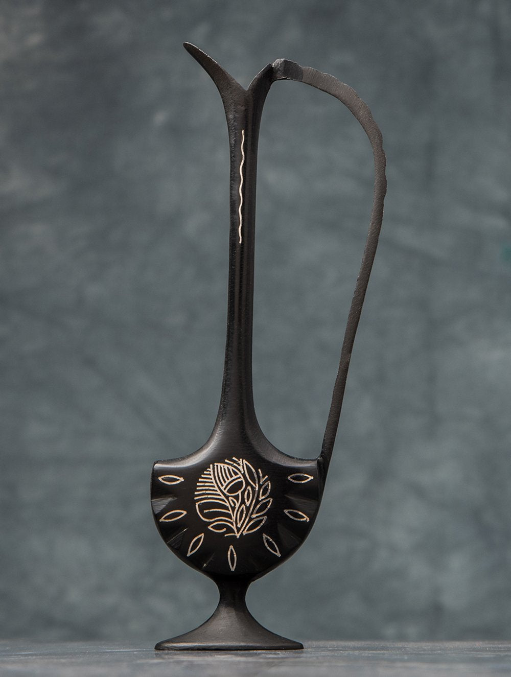 Bidri Craft Curio - Slim Jug