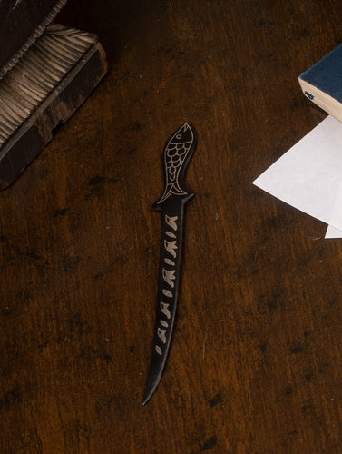 Bidri Craft Paper Cutter (Fish)