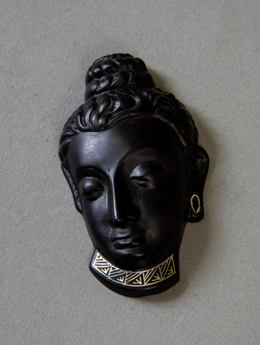 Bidri Craft Curio - Buddha Wall Accent