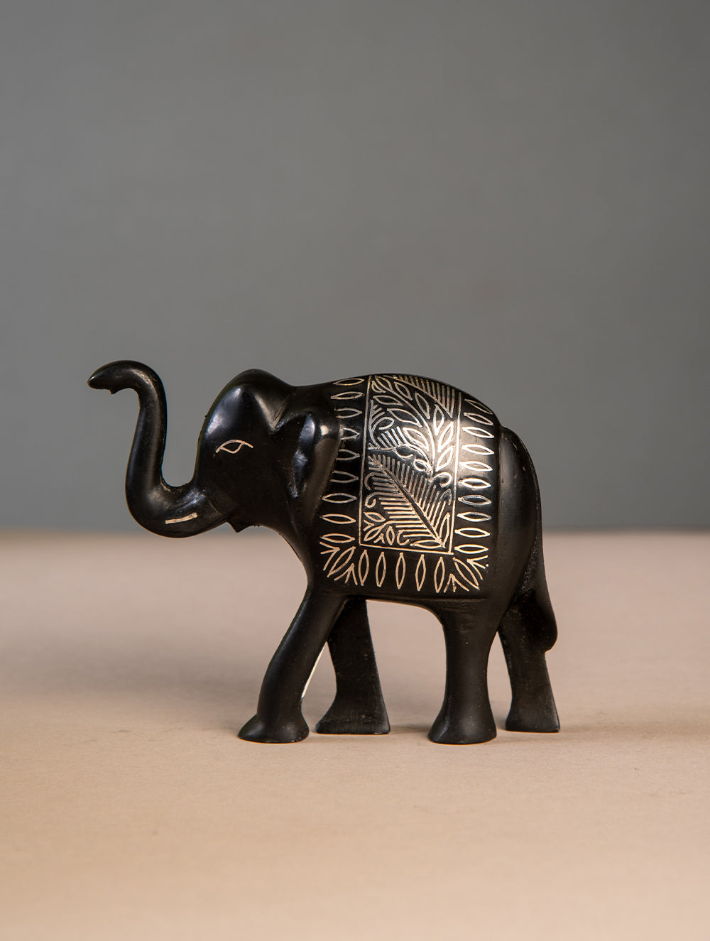 Bidri Craft Curio - Elephant (Set of 2)
