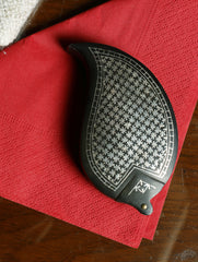 Bidri Craft Curio - Paisly Box - The India Craft House 