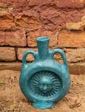 Load image into Gallery viewer, Delhi Blue Art Pottery Curio - Vase - The India Craft House 