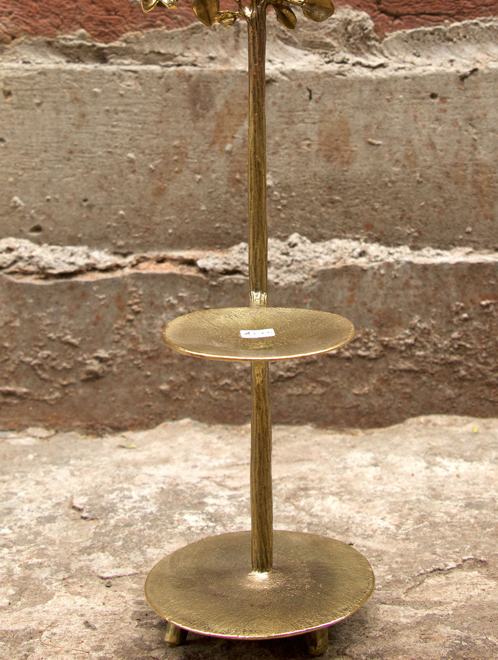 Load image into Gallery viewer, Brass Candle Holder / Curio - Creeper