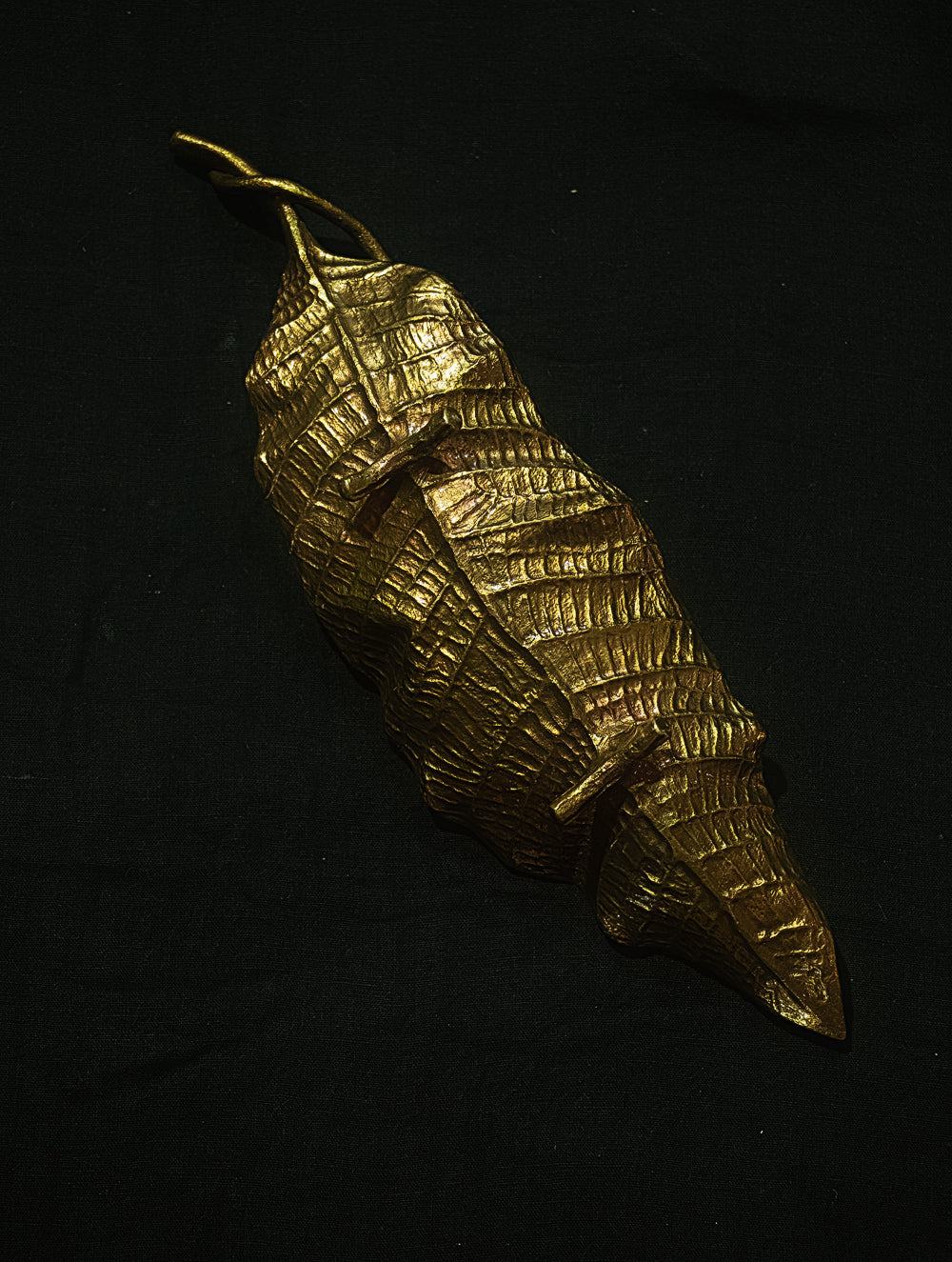 Brass Mango Leaf Curio 