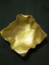 Load image into Gallery viewer, Brass Wrinkled Leaf Bowl Curio