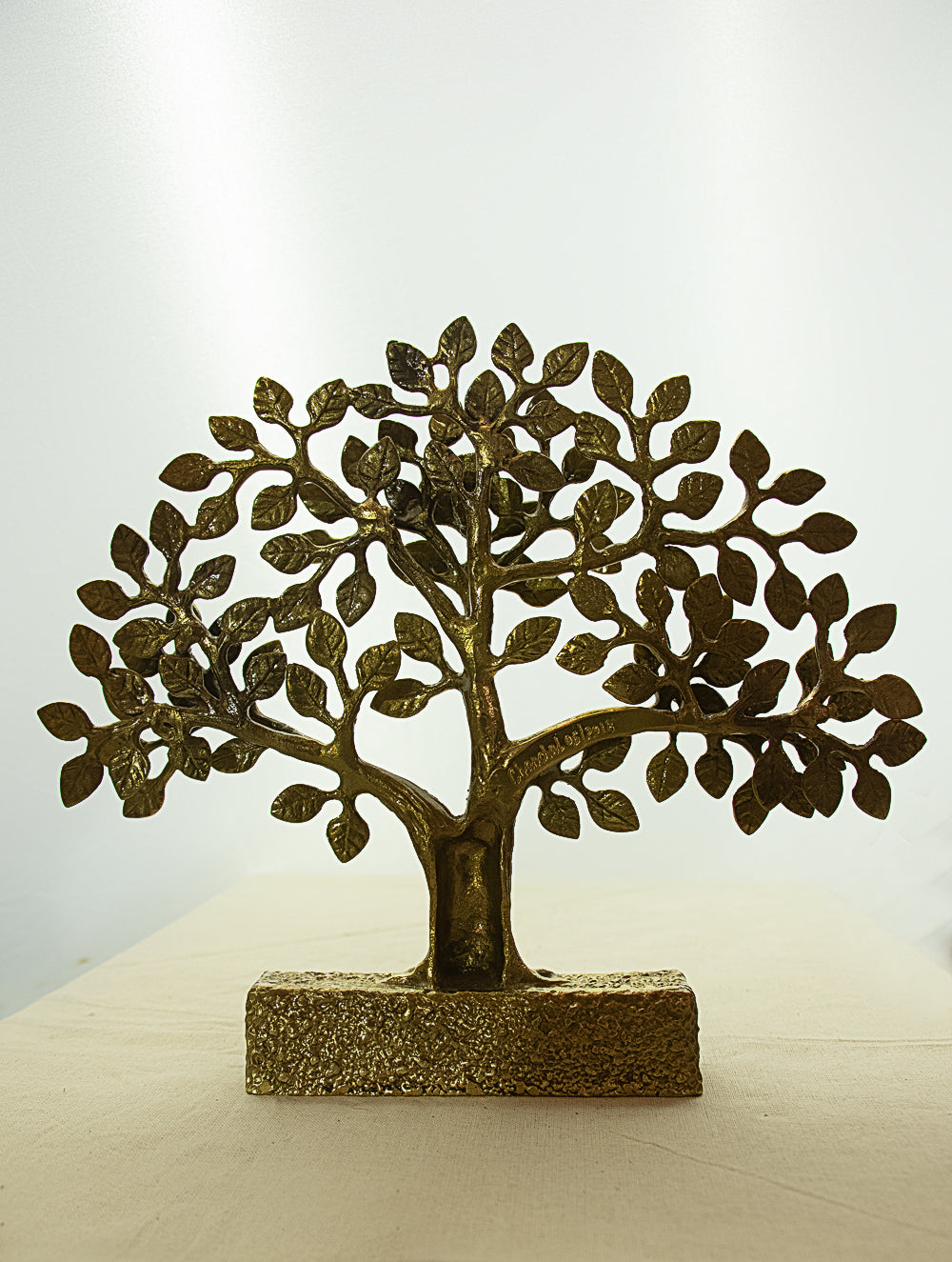 Load image into Gallery viewer, Brass Curio - Mahabodhi Tree - The India Craft House 