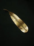 Brass Incense Holder / Curio - Temple Flower Leaves
