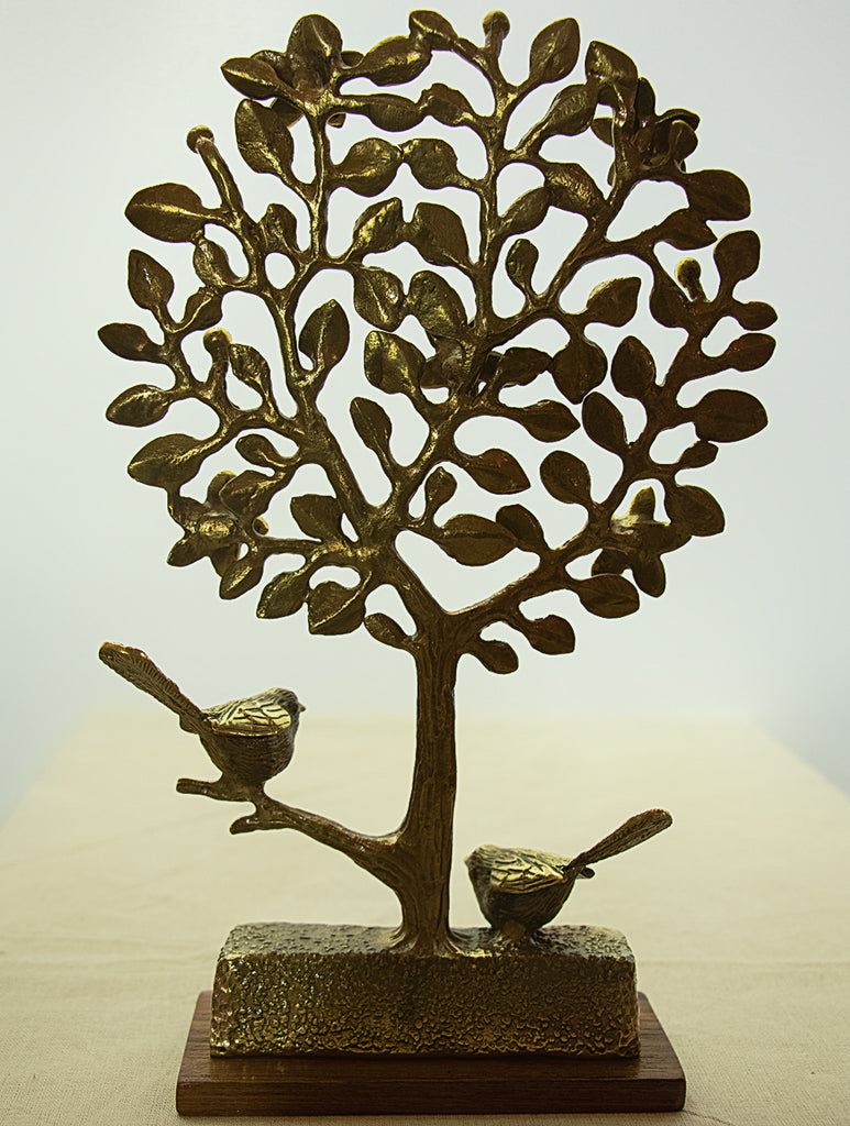 Brass Sculpture - Tree of Life - The India Craft House 