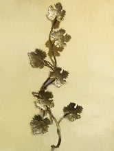 Load image into Gallery viewer, Brass Wall Plaque  - Maple Leaves (7) - The India Craft House 