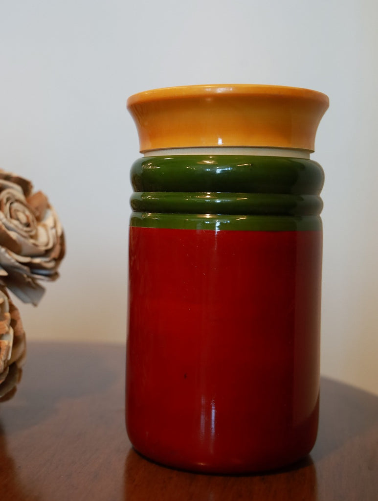 Channapatna Wood Craft - Utility Jar, Red