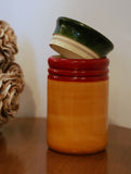 Channapatna Wood Craft - Utility Jar, Yellow