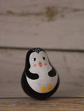 Load image into Gallery viewer, Channapatna Wooden Toy - Balancing Penguin, Black
