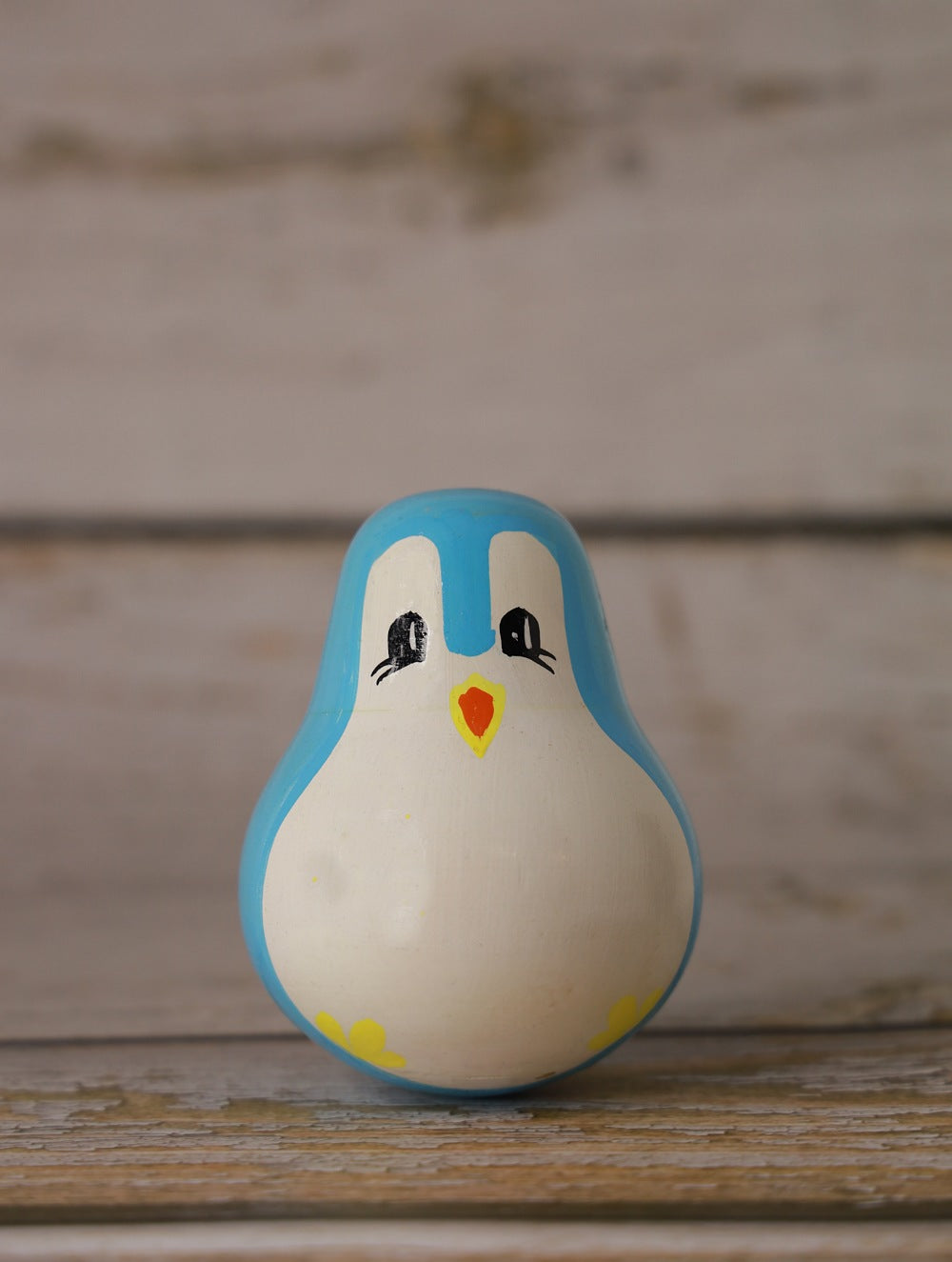 Load image into Gallery viewer, Channapatna Wooden Toy - Balancing Penguin, Blue