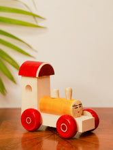 Load image into Gallery viewer, Channapatna Wooden Toy - Engine, Yellow