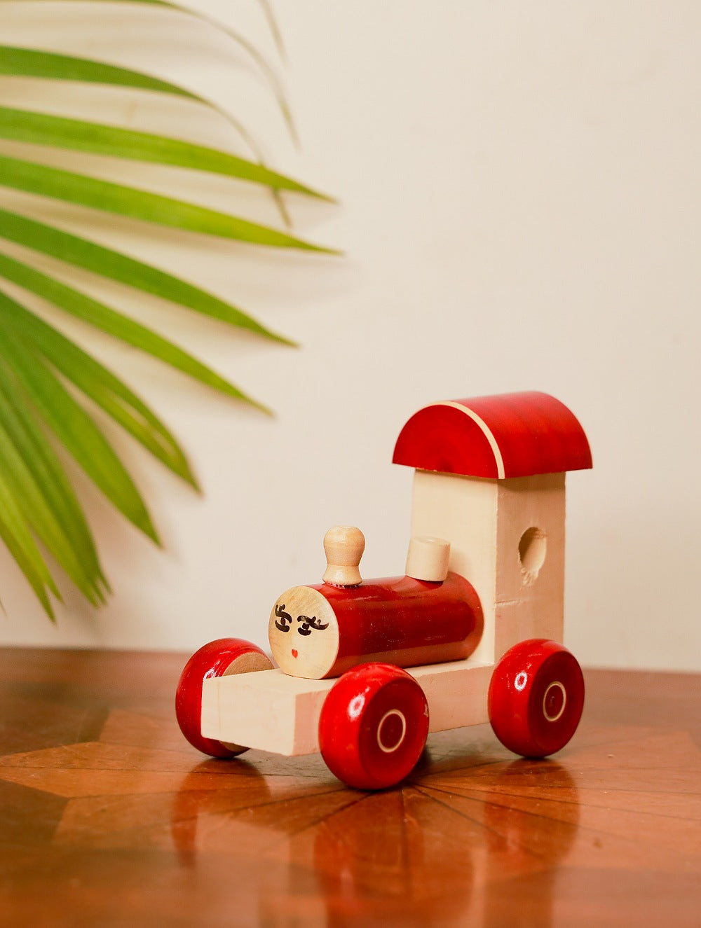 Channapatna Wooden Toy - Engine, Yellow