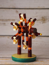 Load image into Gallery viewer, Channapatna Wooden Toy - Giant Wheel, Brown