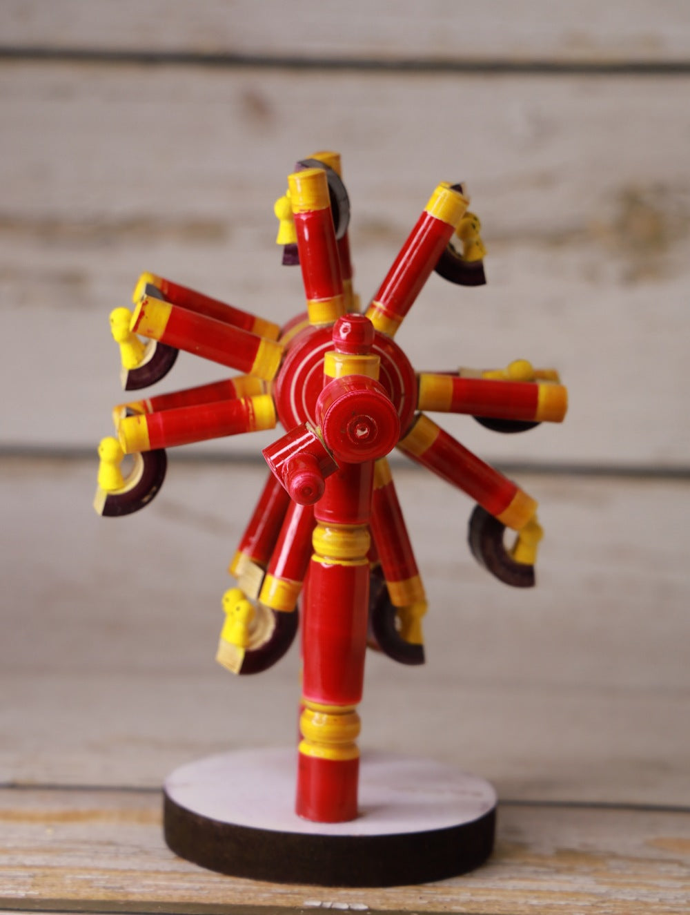 Load image into Gallery viewer, Channapatna Wooden Toy - Giant Wheel, Red