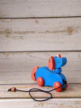 Load image into Gallery viewer, Channapatna Wooden Toy - Pull Along Dog