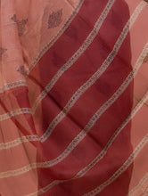 Load image into Gallery viewer, Classic Elegance. Bagru Block Printed Kota Silk Doria Saree - Red Ornate