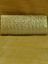 Load image into Gallery viewer, Clutch Bag, Silver Sequinned Satin - The India Craft House 