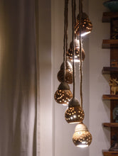 Load image into Gallery viewer, Coconut Craft Hanging Tier Lamp