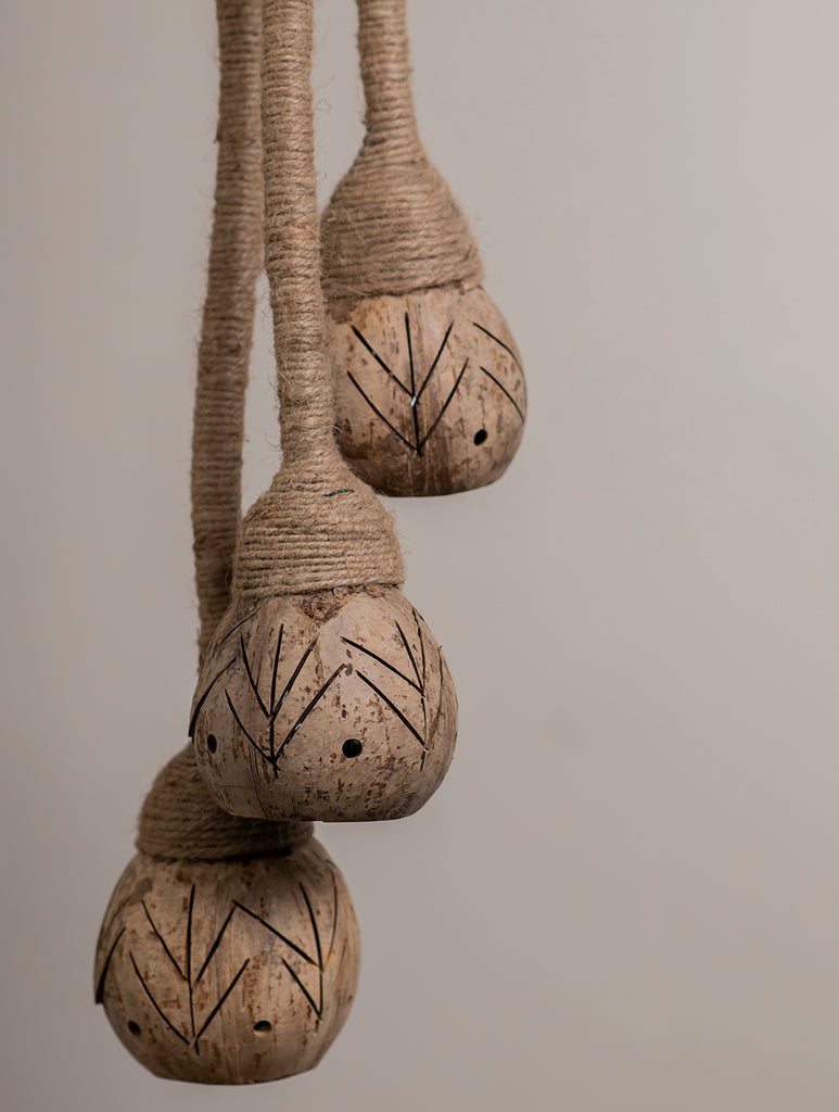 Coconut Craft Hanging Tier Lamp (3 Tier)