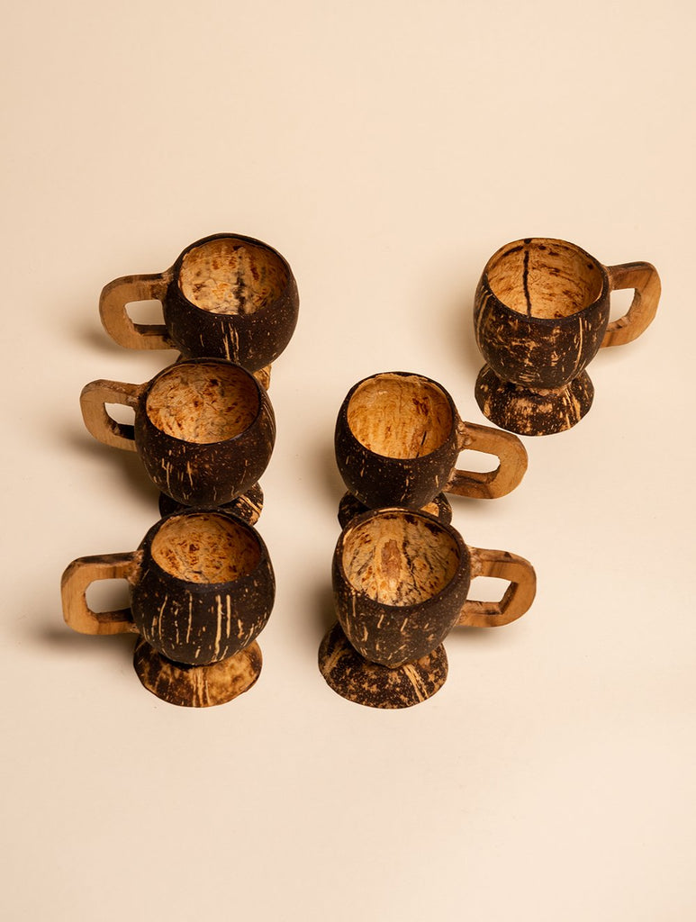 Coconut Craft Tea Cups (Set of 6)