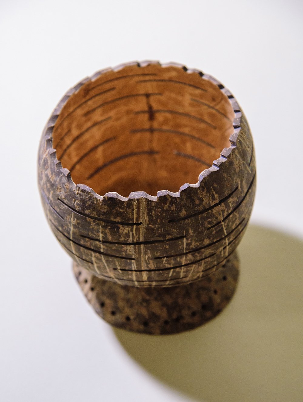 Coconut Craft Tea Light Holder - Slits