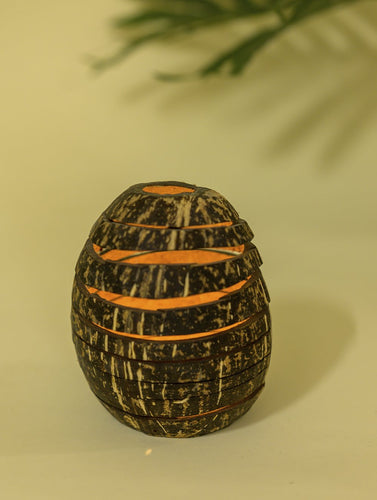 Coconut Craft Tea Light Holder - Spiral