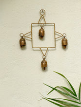 Load image into Gallery viewer, Copper Bells String On Square Shaped Frame - The India Craft House 