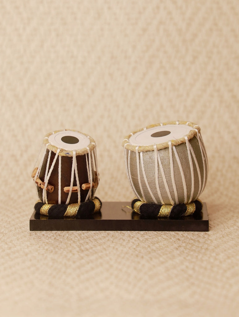 Wooden Miniature Musical Instrument Curio - Tabla