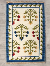 Load image into Gallery viewer, Handwoven Kilim Rug (6 x 4 ft) - Floral - The India Craft House 