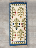 Handwoven Kilim Long Runner Rug (6 x 2 ft) - Floral