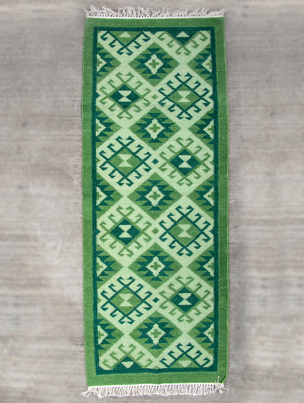 Load image into Gallery viewer, Handwoven Kilim Long Runner Rug (6 x 2 ft) - The India Craft House 