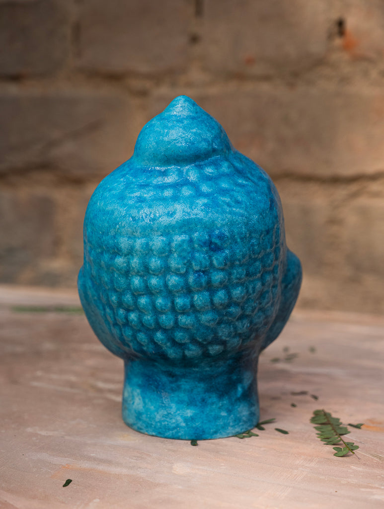Delhi Blue Art Pottery Curio - Buddha