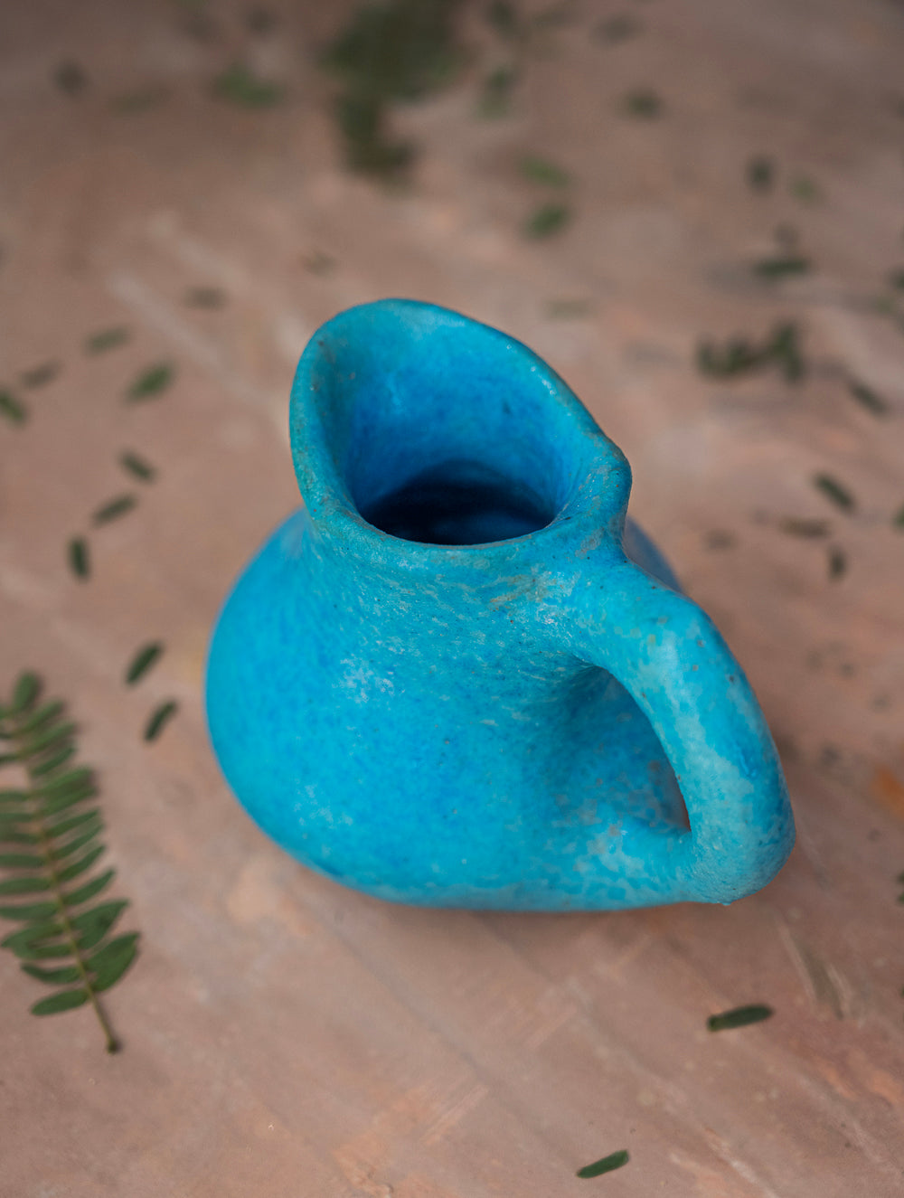 Delhi Blue Art Pottery Curio / Jug