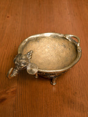 Dhokra Craft Candle Holder - Elephant - The India Craft House 