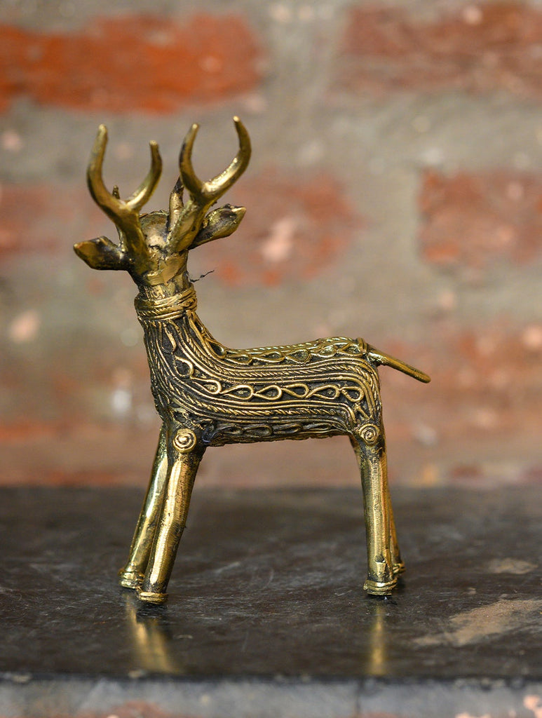 Dhokra Craft Curio - Curious Deer